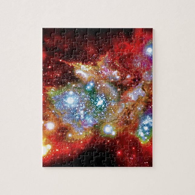Lynx Arc Starbirth Star Cluster Artist Impression Jigsaw Puzzle (Vertical)