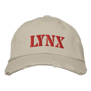 LYNX EMBROIDERED HAT