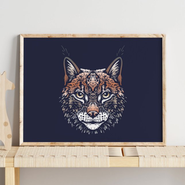 Lynx Forest Animal Wall Print | Woodland Wildlife  (Creator Uploaded)