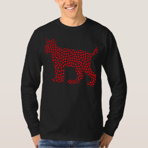 Lynx Lover Funny Hearts Love Lynx Valentine S Day T-Shirt