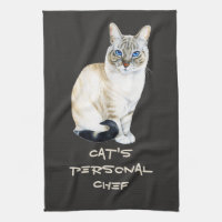 Lynx Point Siamese Cat Personal Chef Customisable