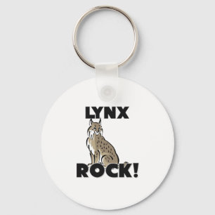 Lynx Rock Key Ring