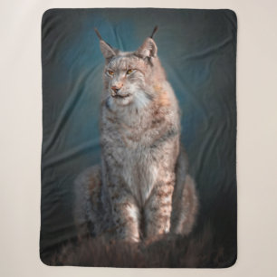 Lynx Sherpa Blanket
