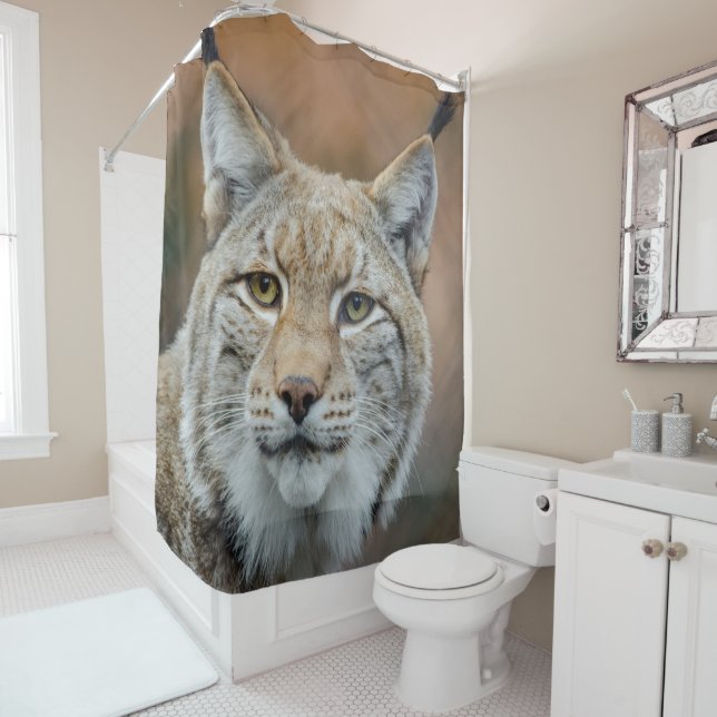 Lynx Shower Curtain (In Situ)