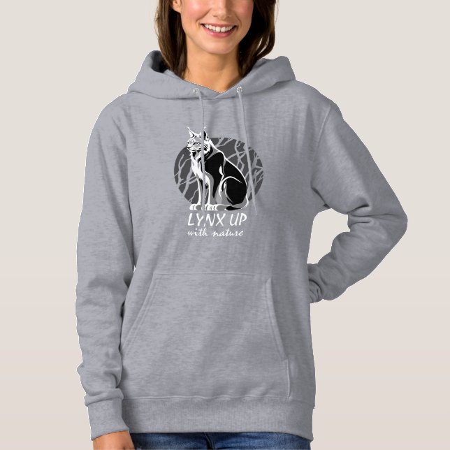 Lynx Up With Nature Hoodie (Front)