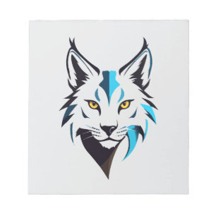 Lynx Vector Art Animal Modern Urban City Graphic Notepad