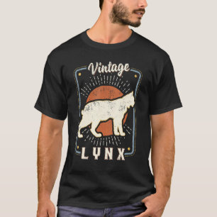 Lynx Vintage Retro Classic Animal Love 1 T-Shirt
