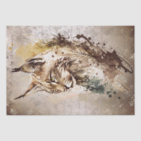 Lynx Wild Cat Watercolor