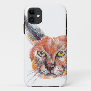 Lynxs drawing iPhone SE + iPhone 5/5S Case-Mate iPhone Case