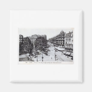 Lyon, France 1910 Vintage Magnet
