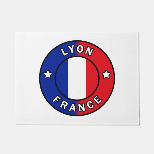 Lyon France Doormat (Front)