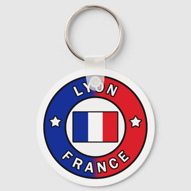 Lyon France Key Ring (Front)
