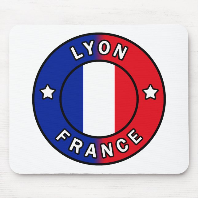 Lyon France Mouse Pad (Front)