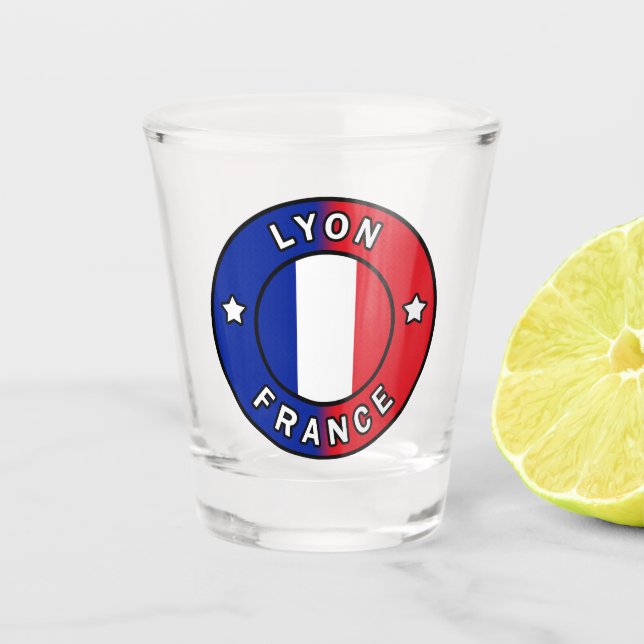 Lyon France Shot Glass (Front)