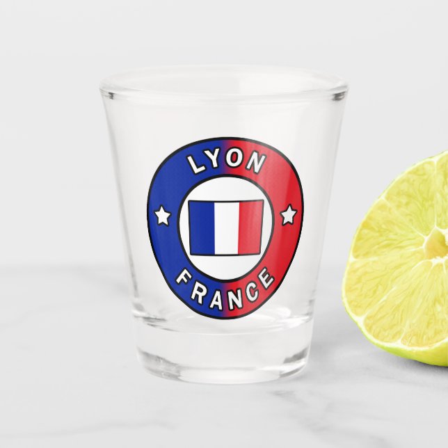 Lyon France Shot Glass (Front)