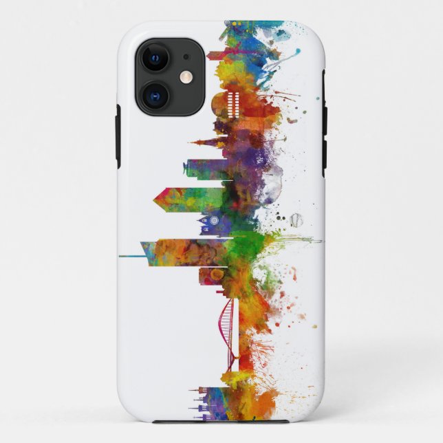 Lyon France Skyline Case-Mate iPhone Case (Back)