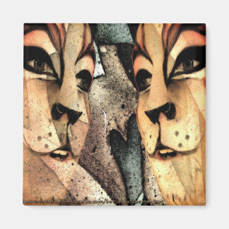 Lyon of the Jungle Magnet