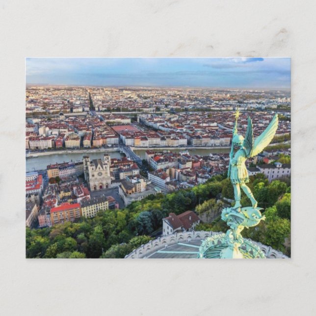 Lyon vue de Fourvière Postcard (Front)