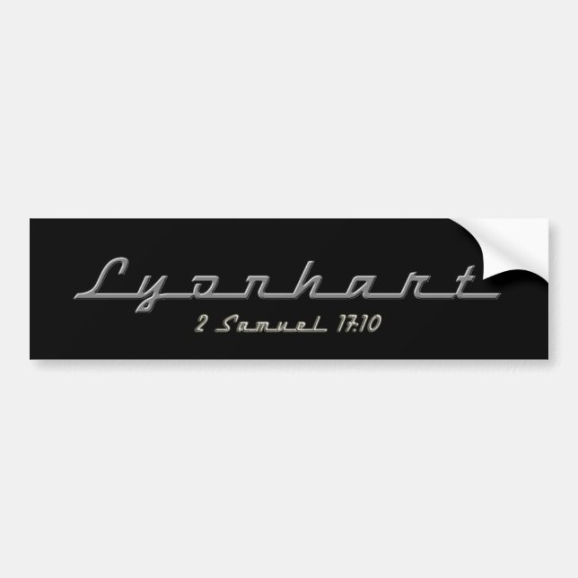 Lyonhart Bumper Sticker (Front)