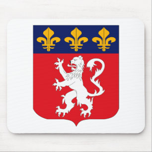 Lyonnais Coat of Arms Mousepad