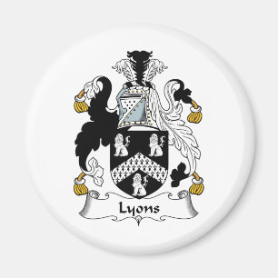 Lyons Family Crest Magnet
