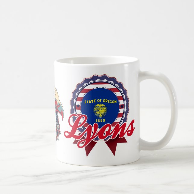 Lyons, OR Coffee Mug (Right)