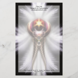 Lypidian II Fractal Art Stationery