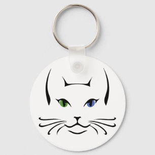 Lyra the Cat Key Ring