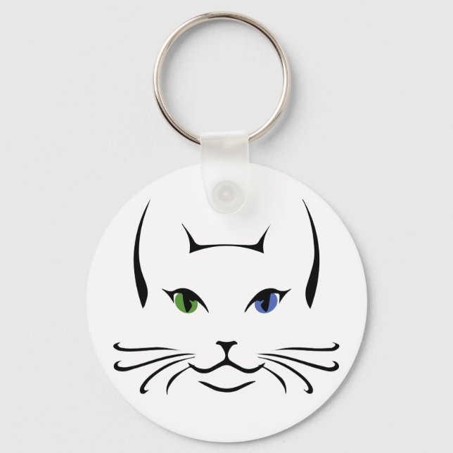Lyra the Cat Key Ring (Front)