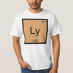 Lyric  Name Chemistry Element Periodic Table T-Shirt