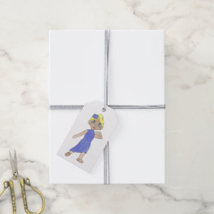 Lyrical Dance Teacher Dancer Purple Modern Recital Gift Tags