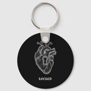 Lyriclyfe-long Sleeve Shirt-achy Breaky Heart-lock Key Ring