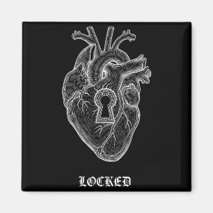 Lyriclyfe-long Sleeve Shirt-achy Breaky Heart-lock Magnet