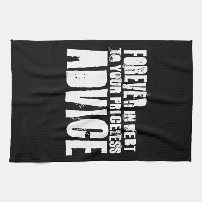 Lyrics Tea Towel (Horizontal)
