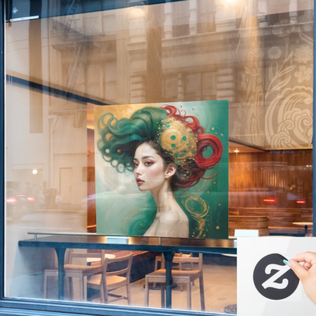 “Lyrielle” - The Green-Gold Empress (Cafe Window)
