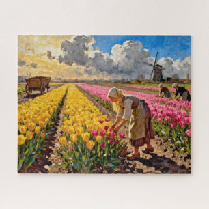 “Lysbeth in the Amber Light” - A Dutch Landscape Jigsaw Puzzle