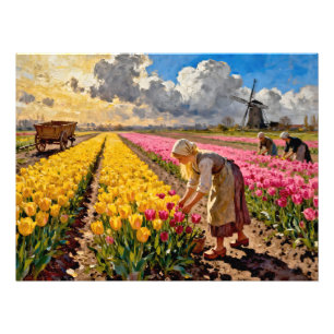 “Lysbeth in the Amber Light” - A Dutch Landscape Photo Print