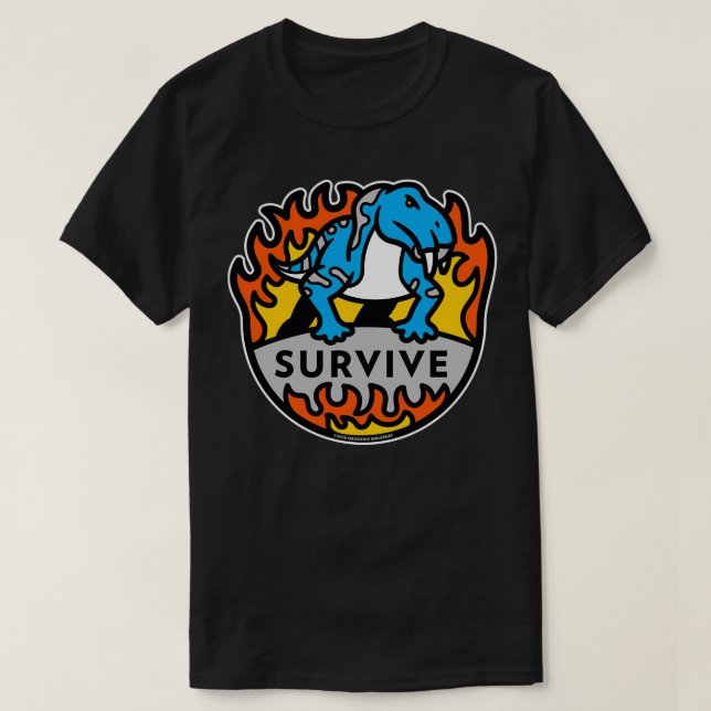 Lystrosaurus Survive T-Shirt (Design Front)