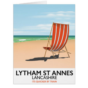 Lytham St Annes Lancashire seaside poster