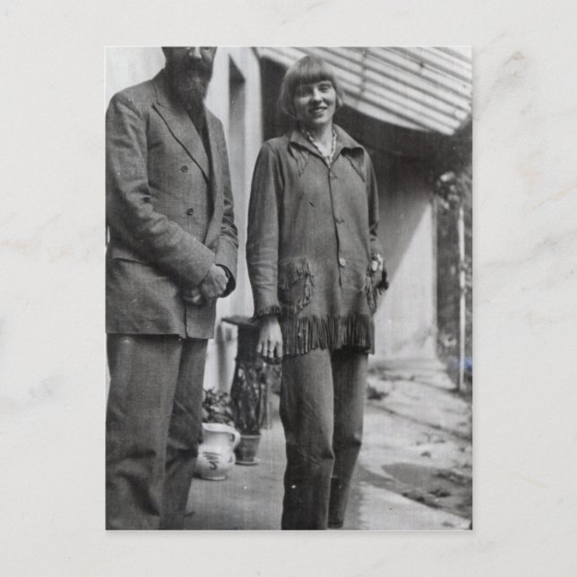 Lytton Strachey and Iris Tree Postcard (Front)