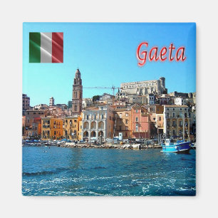 LZO003 GAETA MEDIEVAL, Lazio, Italy, Fridge Magnet