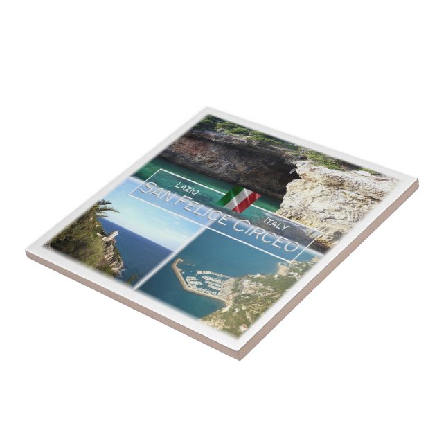 LZO025 SAN FELICE CIRCEO, Lazio, Italy, Tile (Side)