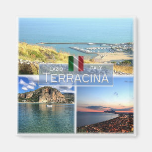 LZO029 TERRACINA - Mosaic - Lazio - Italy - Fridge Magnet