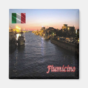 LZO030 FIUMICINO, Lazio, Italy, Fridge Magnet