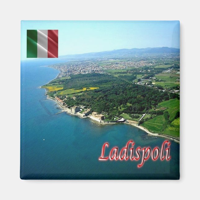 LZO031 LADISPOLI, Lazio, Italy, Fridge Magnet (Front)