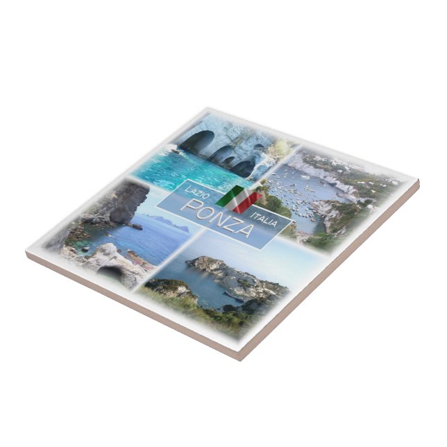 LZO044 PONZA, Lazio, Italy, Tile (Side)