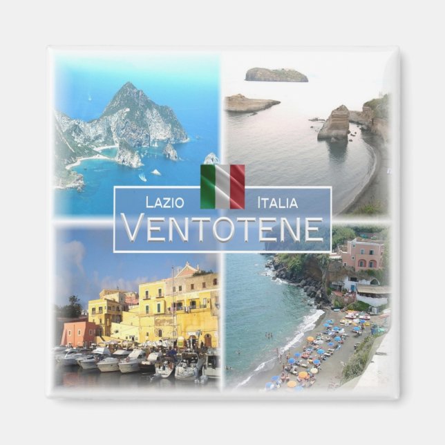 LZO045 VENTOTENE, Lazio, Italy, Fridge Magnet (Front)