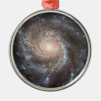 M101 Pinwheel Spiral Galaxy NASA Metal Tree Decoration