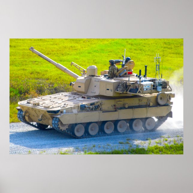 M10 BOOKER ARMORED FIGHTING VEHICLE POSTER (Front)