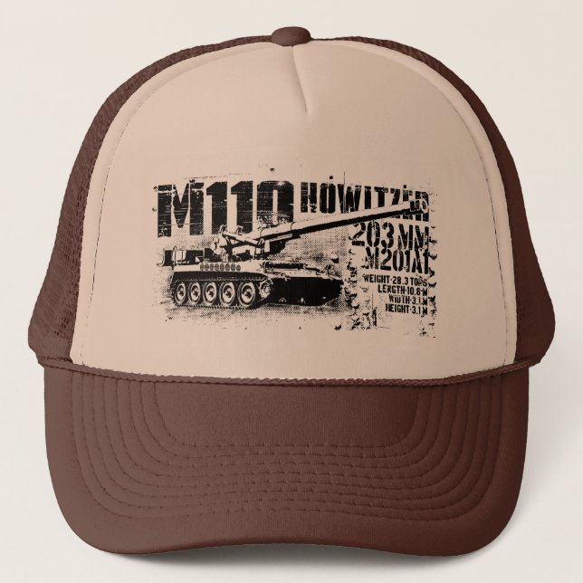 M110 howitzer Trucker Hat (Front)